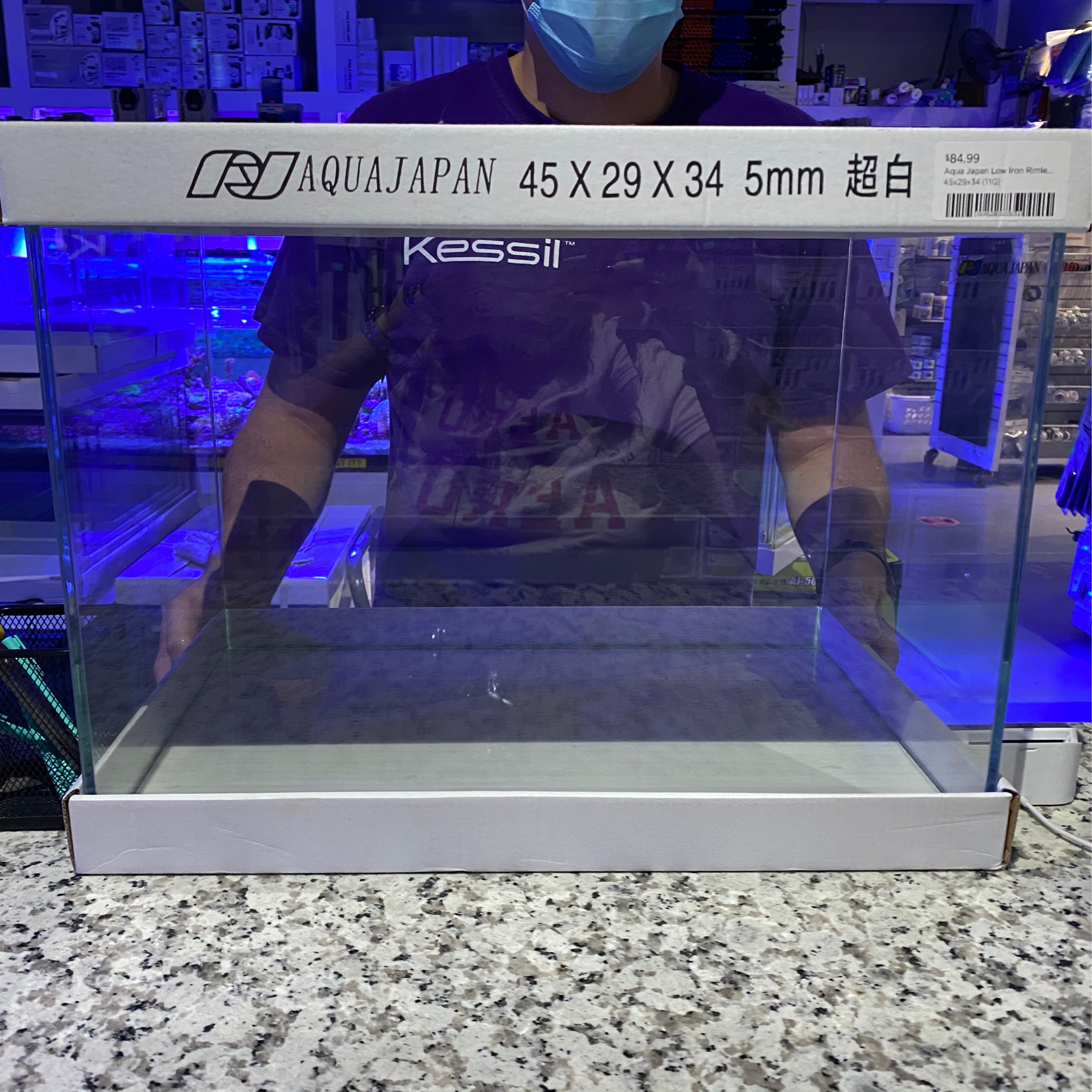 Aqua Japan Ultra Clear LI Rimless Tanks AJ5N1UCS | Neptune