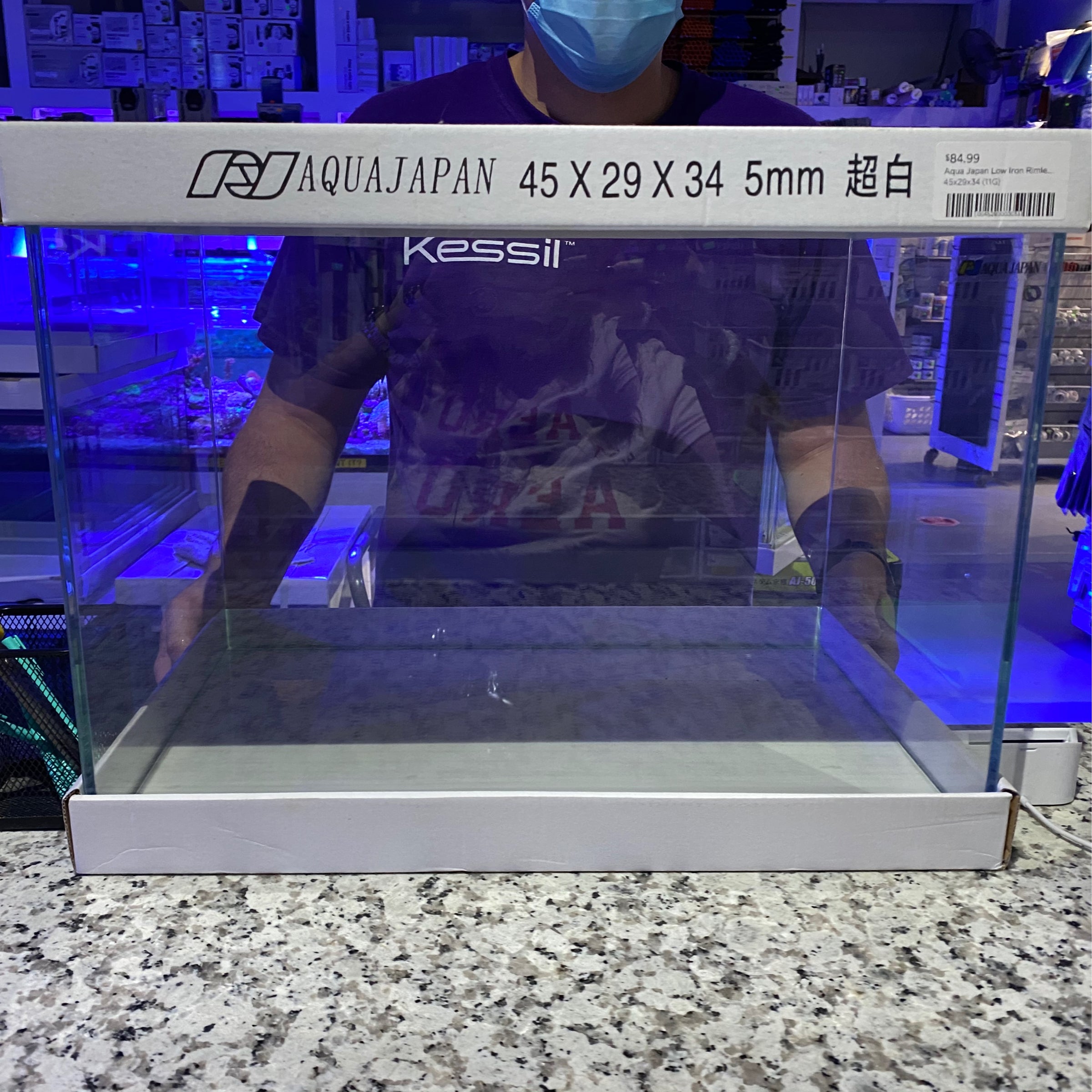 Aqua Japan Ultra Clear LI Rimless Tanks AJ5N1UCS | Neptune